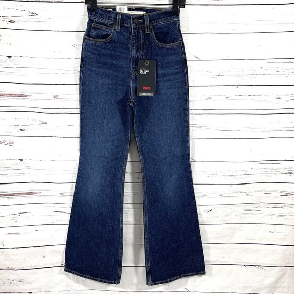 Levi’s Premium, Blue Tag 70's High Flare (2022), Capital E, 34x32, NWT $128 MSRP - Picture 3 of 12